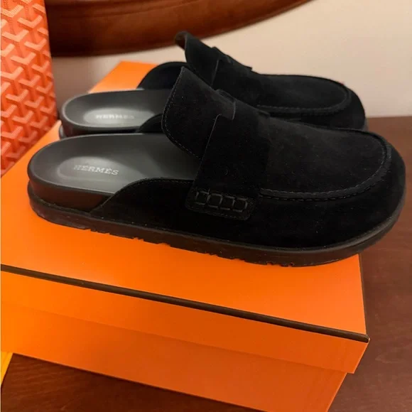Hermes On the Go Mules, 40.5 - Picture 4 of 5